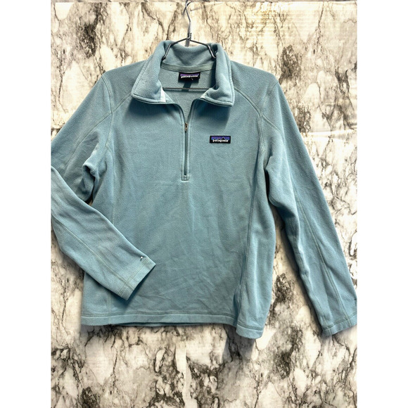 Patagonia Jackets & Blazers - Patagonia Blue Polyester‎ Lightweight Fleece pullover Women size M